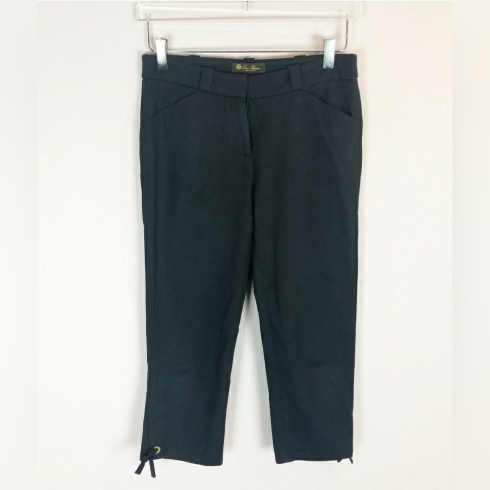 Loro Piana Navy Capri Pants 42